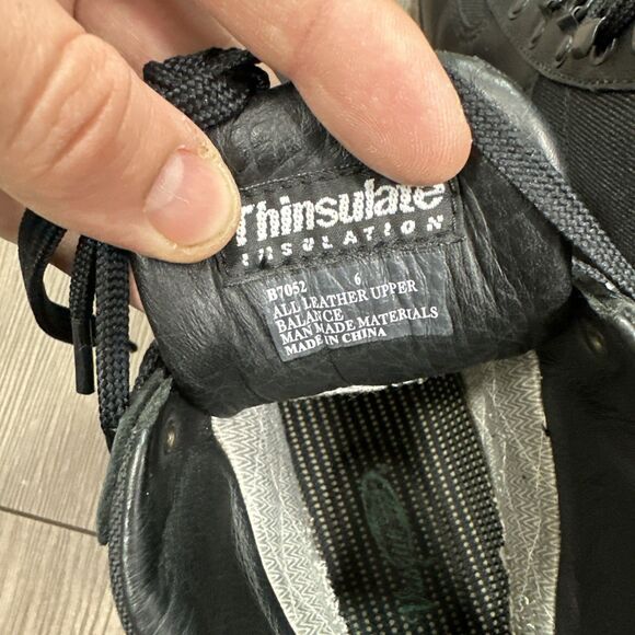 Vasque Skywalk 7052 Black Thinsulate Gore-Tex Leather Hiking Boots Women's Sz 8 - Picture 9 of 10